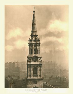 St Giles-in-the-Fields, El Campanario, mediados-finales del siglo XIX de Unbekannt