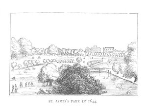 Parque St. James en 1644, c1870
