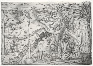 San Jerónimo en penitencia, c. 1480-1500 de Unbekannt