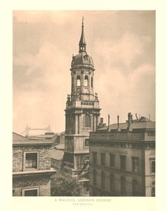 San Magnus, Puente de Londres, El Campanario, mediados-finales del siglo XIX de Unbekannt