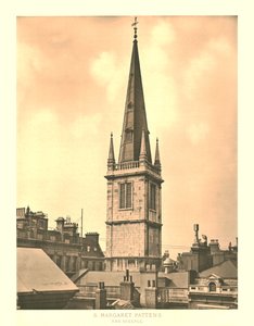 St Margaret Pattens, El campanario, mediados-finales del siglo XIX de Unbekannt