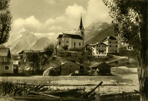 Iglesia de Santa Margarita, Kaprun, Austria, c1935 de Unbekannt