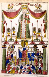 Santa María, Reina del Cielo y la Tierra, siglo XIX de Unbekannt