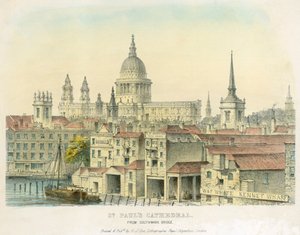 Catedral de San Pablo, Ciudad de Londres, 1825 de Unbekannt