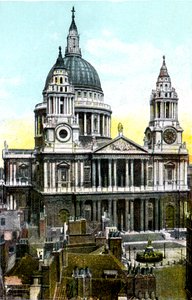 Catedral de San Pablo, Londres, siglo XX de Unbekannt