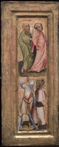 San Pedro y San Pablo, San Jorge y Santiago el Mayor, c. 1424 de Unbekannt