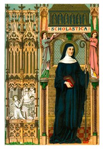 Santa Escolástica, 1886 de Unbekannt