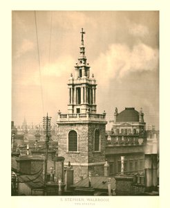 San Esteban Walbrook, El Campanario, mediados-finales del siglo XIX de Unbekannt