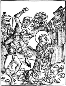 San Esteban, primer mártir cristiano c. 36 1493 de Unbekannt