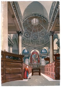 San Esteban, Walbrook, c1850