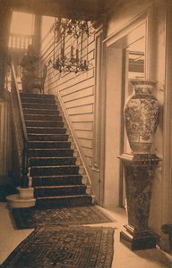 Escalera en la Embajada de Cuba en Bruselas, Bélgica, 1927 de Unbekannt