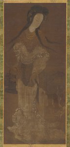 Figura de pie de una inmortal femenina, dinastía Ming, siglos XVI-XVII de Unbekannt