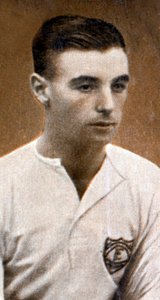 Stanley Matthews 1915-2000, jugador de fútbol del Stoke City, 1935
