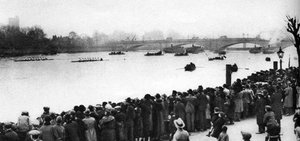 Inicio de la carrera de botes de Oxford y Cambridge, Londres, 1926-1927 de Unbekannt