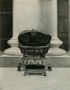 Asiento estatal de Tippu Sultan en la Casa de Gobierno, 1925