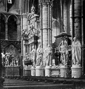 Rincón de los estadistas, Abadía de Westminster, Londres, principios del siglo XX de Unbekannt