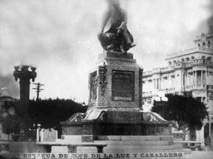 Estatua de Don José de la Luz Caballero, 1912, 1920s