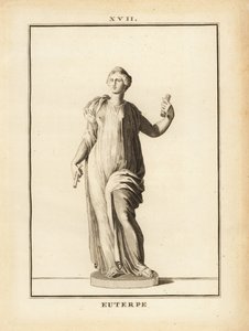 Estatua de Euterpe, musa de la música en la mitología griega de Unbekannt
