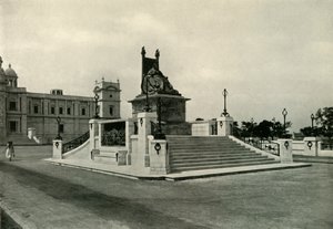 Estatua de la Reina Victoria frente al Victoria Memorial Hall, 1925 de Unbekannt