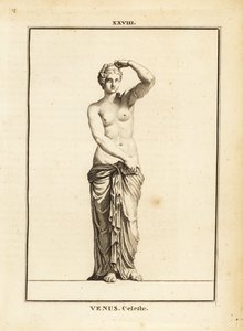 Estatua de Venus Celeste, diosa romana del amor, la belleza, el sexo y la fertilidad de Unbekannt