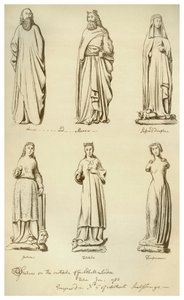 Estatuas anteriormente en el exterior del Guildhall, Ciudad de Londres de Unbekannt