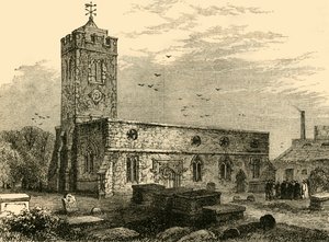 Iglesia de Stoke Newington, 1750, c1876 de Unbekannt