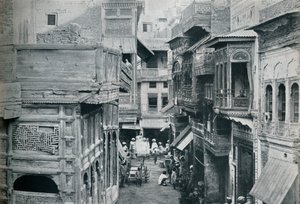 Calle en Lahore, la capital del Punjab de Unbekannt