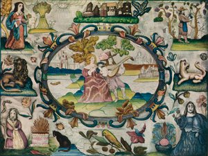 Imagen de Trabajo en Tocon, Período Jacobeo, c. 1615 de Unbekannt