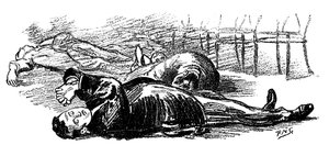 Sujetos hipnotizados por el sonido de un gong, 1891