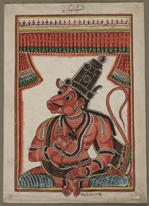 Sugriva, el Rey Mono, 1760-1770 de Unbekannt