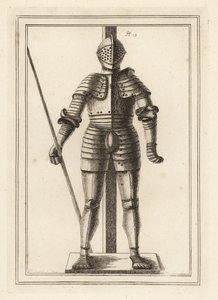 Traje de armadura hecho para el rey Enrique VIII a los 18 años en la Torre de Londres de Unbekannt