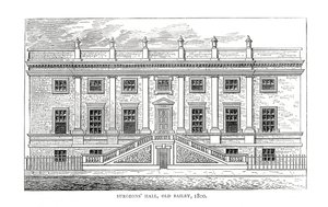 Salón de Cirujanos, Old Bailey, 1800