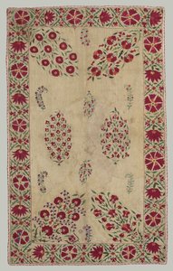 Suzani: cubierta de diván, 1700s de Unbekannt