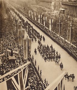 Bajando por el Mall, 12 de mayo de 1937 de Unbekannt