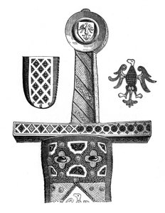 Espada de Carlomagno, siglo VIII, 1870 de Unbekannt