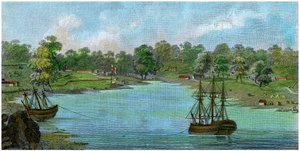 Sydney Cove, Nueva Gales del Sur, Australia, 20 de agosto de 1788, c1885 de Unbekannt