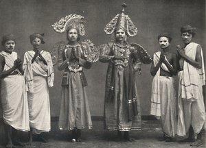 Escena de Shakuntalavilasa, la obra de Shakuntala, 1926 de Unbekannt