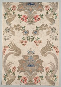 Tafetán, brocado, 1700-1750