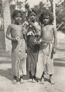 Niños tamiles, 1926 de Unbekannt