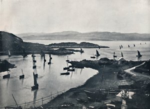 Tarbert - Barcos de pesca saliendo, 1895 de Unbekannt