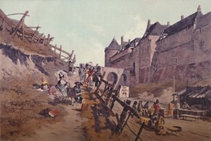 Práctica de tiro en Dieppe 1795, 1896 de Unbekannt