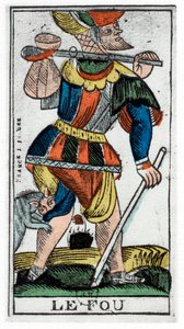 Carta del tarot del Loco, Tarot de Jergot, siglo XVII