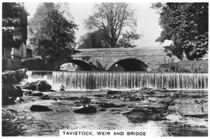 Tavistock, presa y puente, 1937 de Unbekannt