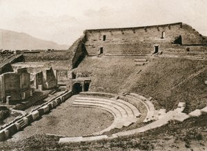 Teatro trágico, Pompeya, Italia, c1900s de Unbekannt