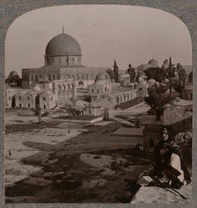 Recinto del templo, Jerusalén, c1900 de Unbekannt
