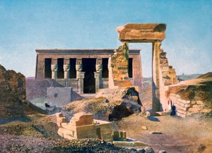 Templo de Hathor, Dendera, Egipto, siglo XX de Unbekannt