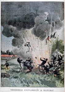 Terrible explosión en Satory, Francia, 1902 de Unbekannt