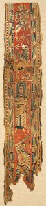 Fragmento Textil, Bizantino, siglo VI-VIII de Unbekannt