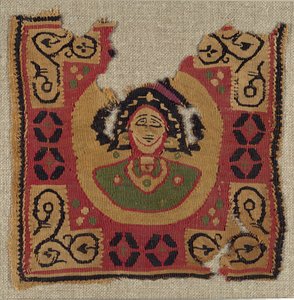 Fragmento textil, copto, siglos VI-VII de Unbekannt