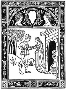 Thais y el joven, 1487